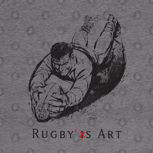 Rugby Try by PPereyra by Pablo Pereyra Art